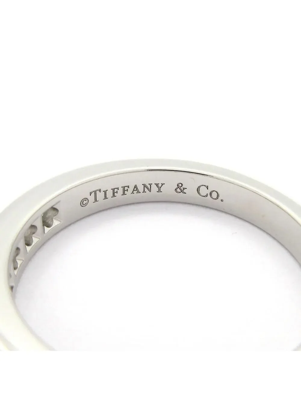 Tiffany&Co. Half Circle Diamond Ring #5 #299984T15B